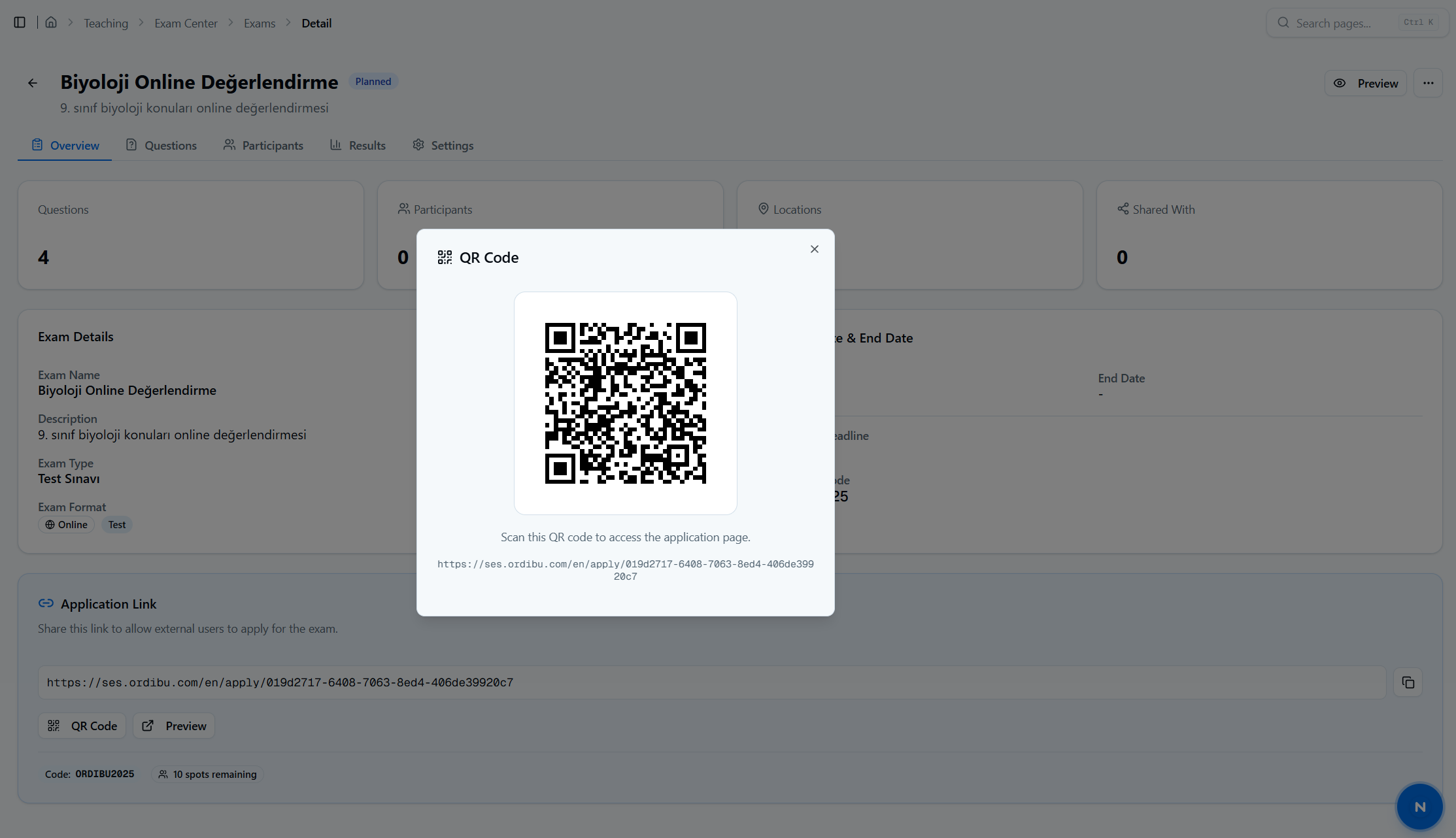 Public Application & QR Entry Cards