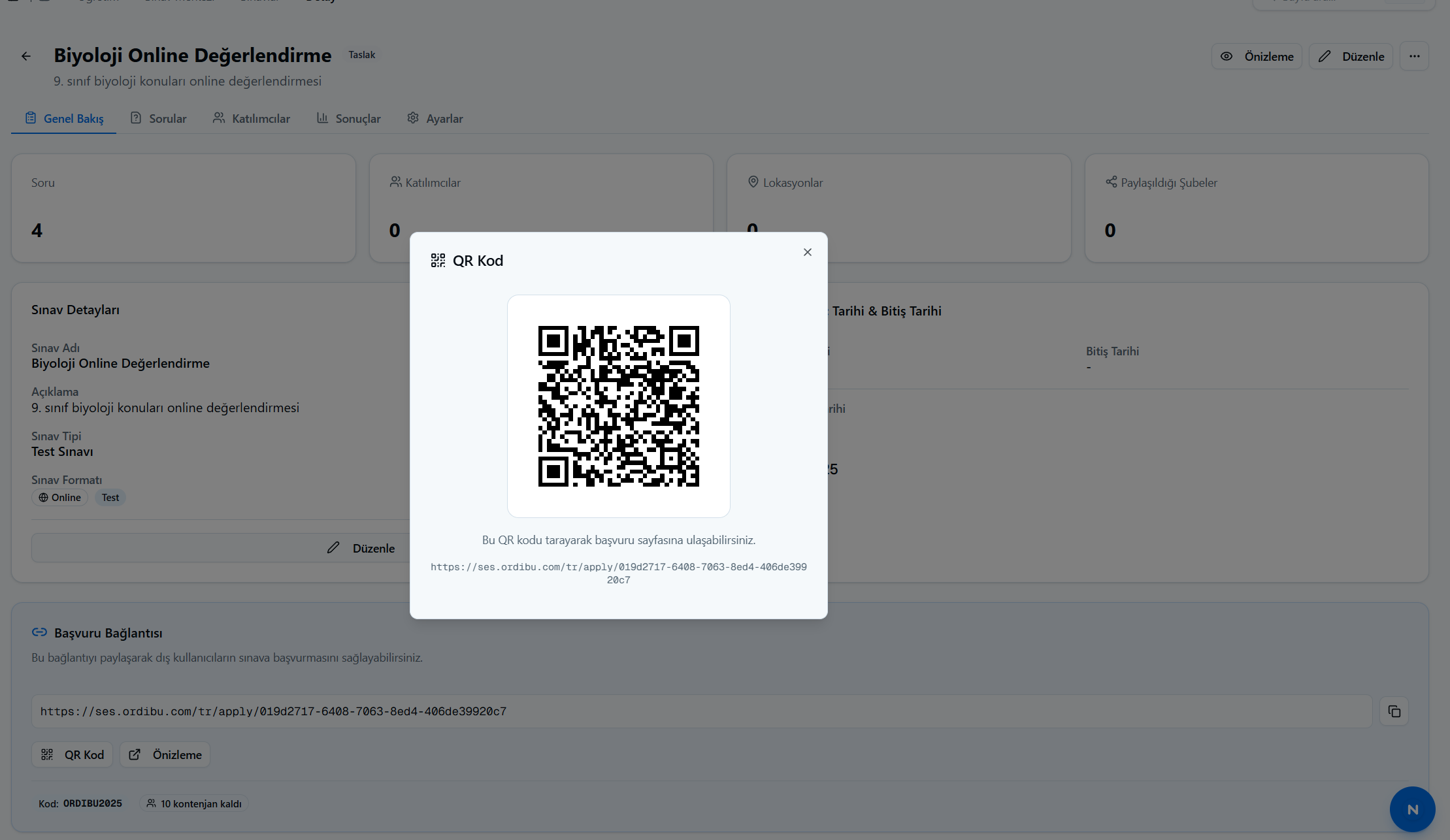 Halka Açık Başvuru & QR Giriş Kartları